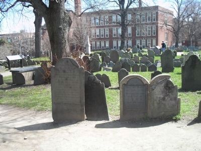 Some Graves in Copps Hill Burying Ground image. Click for full size.