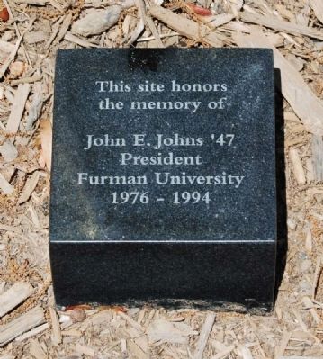 John E. Johns '47 Marker. Click for full size. John E. Johns '47 Marker image. Click for full size.