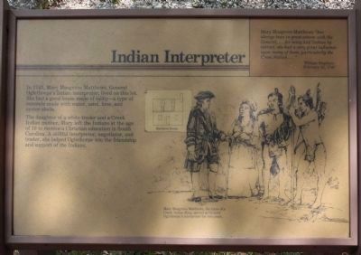 Frederica - Indian Interpreter Marker image. Click for full size.