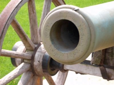 Muzzle View - - Second - Civil War Cannon image. Click for full size.