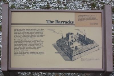 Frederica - The Barricks Marker image. Click for full size.