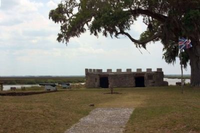 Frederica - tabby ruins of Citadel known as Fort Frederica image. Click for full size.