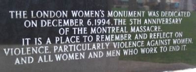 London Women's Monument. Click for full size. London Women's Monument image. Click for full size.