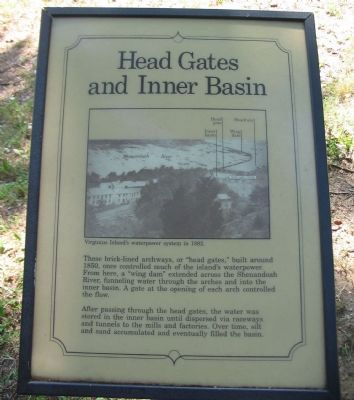 Head Gates and Inner Basin Marker image. Click for full size.