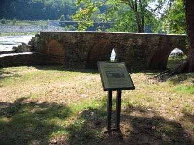 Marker and Ruins of the Head Gate image. Click for full size.