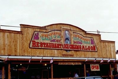 Oatman was named in honor of Olive Oatman image. Click for full size.