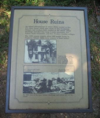 House Ruins Marker image. Click for full size.