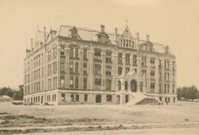 Saint Mary's College, circa 1889. Click for full size. Saint Mary's College, circa 1889 image. Click for full size.