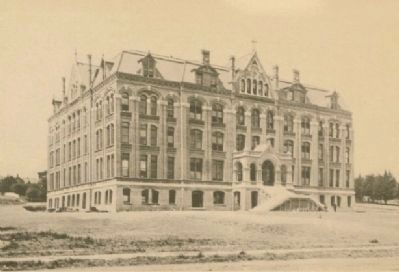 Saint Mary's College, circa 1889 image. Click for full size.