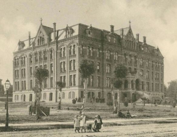 Saint Mary's College, circa 1892 image. Click for full size.