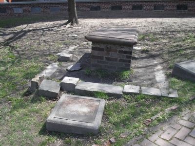 Marker in Copp's Hill Burying Ground. Click for full size. Marker in Copp's Hill Burying Ground image. Click for full size.