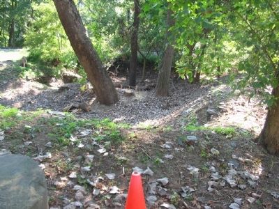 Pits Near the Mill Site. Click for full size. Pits Near the Mill Site image. Click for full size.