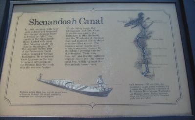 Shenandoah Canal Marker image. Click for full size.