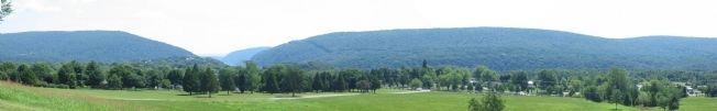 Panoramic View of the Mountains at Harpers Ferry. Click for full size. Panoramic View of the Mountains at Harpers Ferry image. Click for full size.