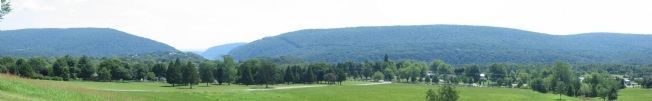 Panoramic View of the Mountains at Harpers Ferry image. Click for full size.