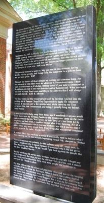 Furman Class of '05 09/11 Memorial - Right. Click for full size. Furman Class of '05 09/11 Memorial - Right image. Click for full size.