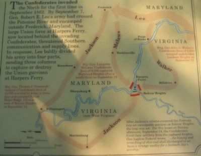 Confederate Operations Map image. Click for full size.