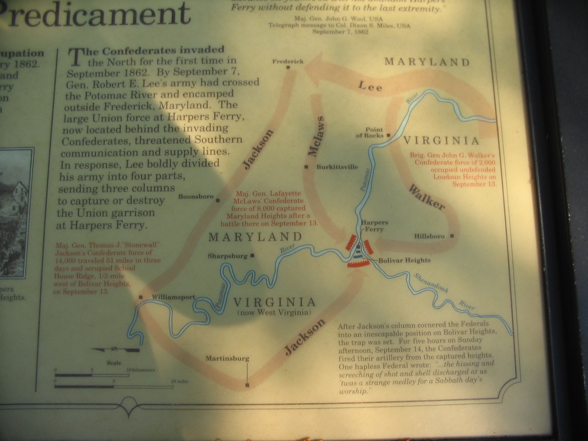 Confederate Operations Map
