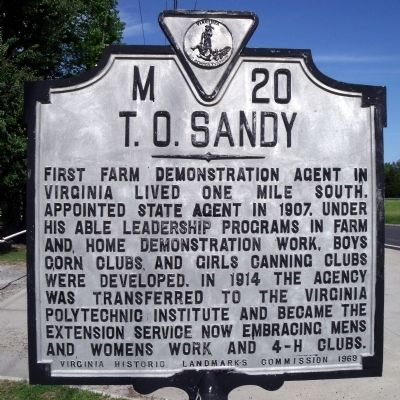 T. O. Sandy Marker image. Click for full size.