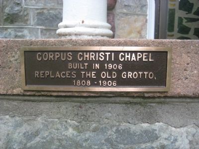 Corpus Christi Chapel Marker. Click for full size. Corpus Christi Chapel Marker image. Click for full size.