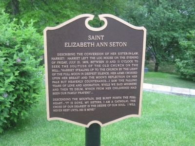 Saint Elizabeth Ann Seton Marker image. Click for full size.