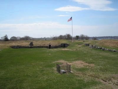 Inside Fort Griswold image. Click for full size.