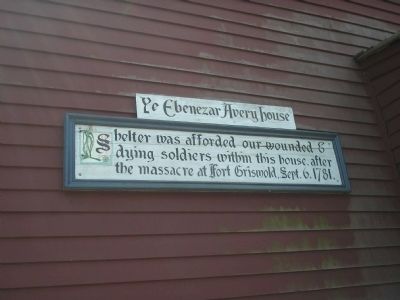 Ye Ebenezer Avery House Marker image. Click for full size.