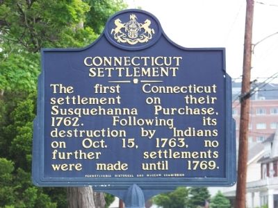 Connecticut Settlement Marker image. Click for full size.