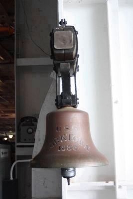 The USS Yorktown 1888 Ships Bell also on board image. Click for full size.