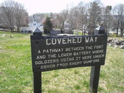 Covered Way Marker. Click for full size. Covered Way Marker image. Click for full size.