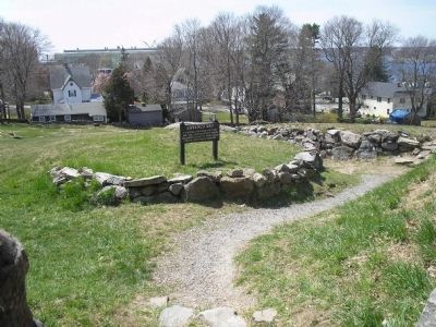 Covered Way Marker. Click for full size. Covered Way Marker image. Click for full size.