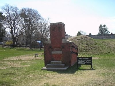 Marker in Fort Griswold. Click for full size. Marker in Fort Griswold image. Click for full size.