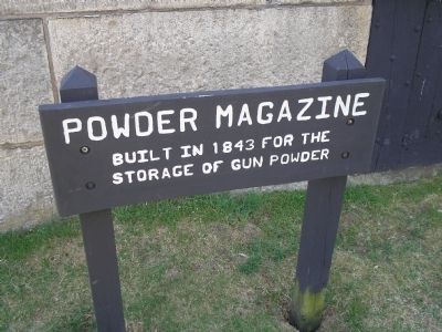 Powder Magazine Marker. Click for full size. Powder Magazine Marker image. Click for full size.
