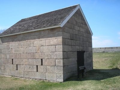 Marker in Fort Griswold. Click for full size. Marker in Fort Griswold image. Click for full size.