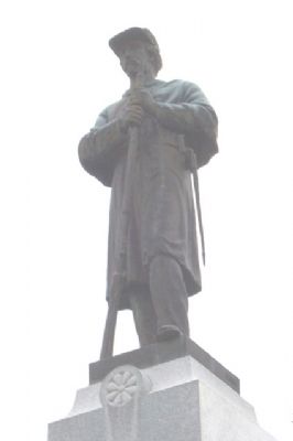 Hocking County Civil War Memorial Statue. Click for full size. Hocking County Civil War Memorial Statue image. Click for full size.