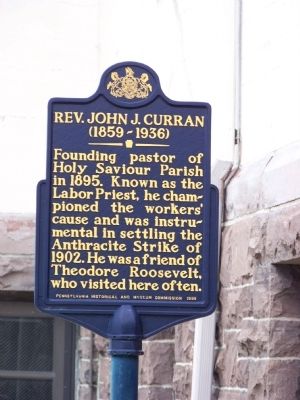 Rev. John J. Curran Marker. Click for full size. Rev. John J. Curran Marker image. Click for full size.