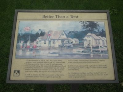 Better Than a Tent... Marker. Click for full size. Better Than a Tent... Marker image. Click for full size.