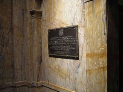 Marker at Bunker Hill Memorial. Click for full size. Marker at Bunker Hill Memorial image. Click for full size.