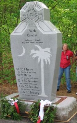 McGowan's Brigade Monument image. Click for full size.