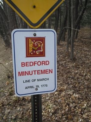 Bedford Minutemen Marker image. Click for full size.
