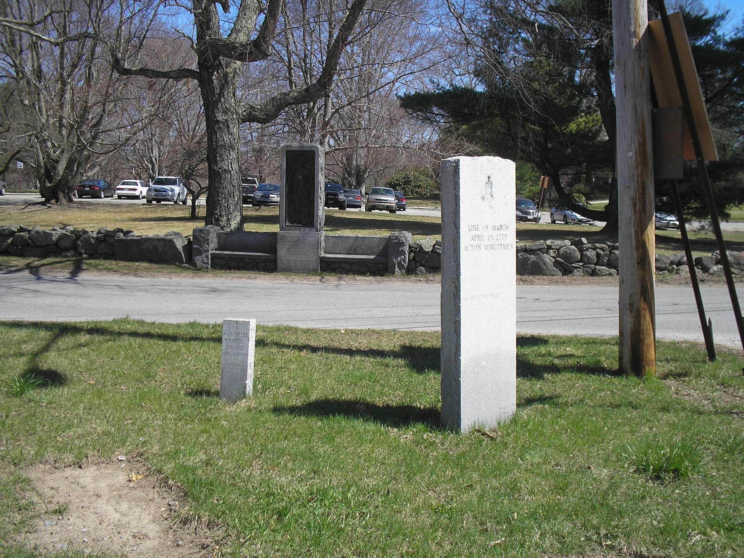 Markers on Liberty Road