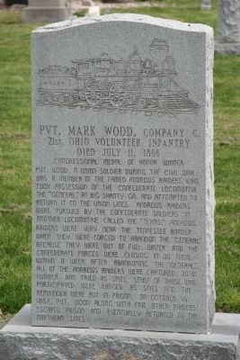 Pvt. Mark Wood Marker. Click for full size. Pvt. Mark Wood Marker image. Click for full size.