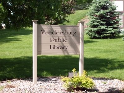 Sign - - Veedersburg Library image. Click for full size.