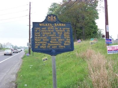Wilkes-Barre Marker image. Click for full size.