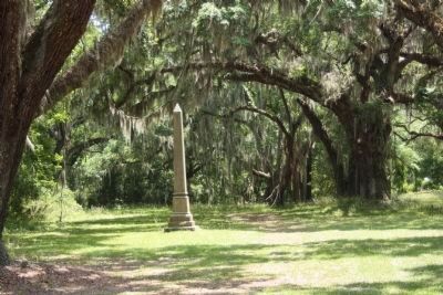 Abbott Monument at Fort Frederica image. Click for full size.