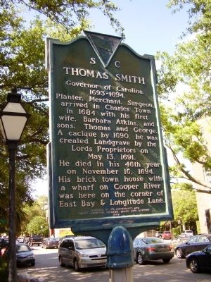 Thomas Smith Marker image. Click for full size.