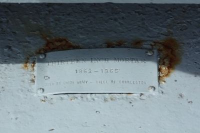 Thirteen Inch Mortar Marker. Click for full size. Thirteen Inch Mortar Marker image. Click for full size.