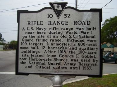 Rifle Range Road Marker image. Click for full size.