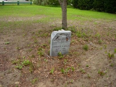 Gravestone near the African American Cemetery Marker image. Click for full size.