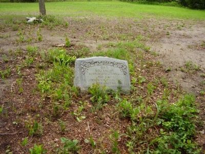 Another gravestone near the African American Cemetery Marker image. Click for full size.